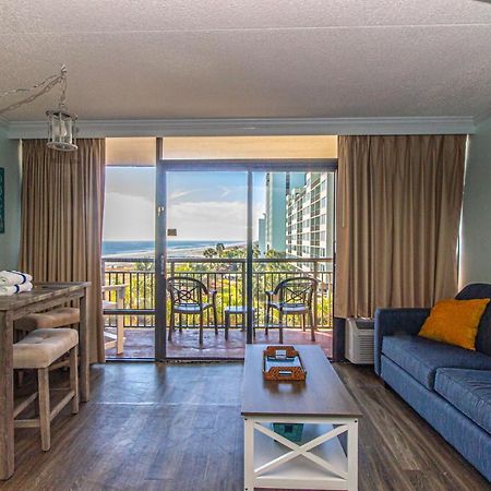 Oversized Ocean View Queen Suite With Beautiful Fireplace And Accents - Sleeps 4 Guests! 默特尔比奇 外观 照片