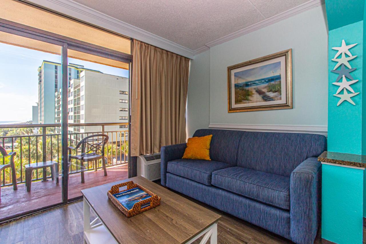 Oversized Ocean View Queen Suite With Beautiful Fireplace And Accents - Sleeps 4 Guests! 默特尔比奇 外观 照片